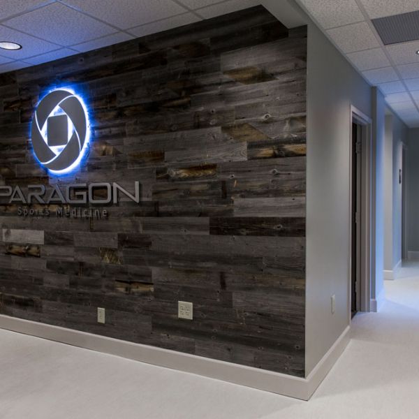 Reception Area at the Paragon Center for Sports Medicine
