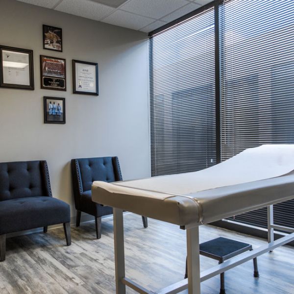 Treatment Room in the Paragon Sports Medicine Offices